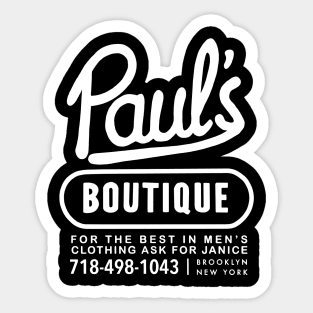 Pauls Boutique Sticker